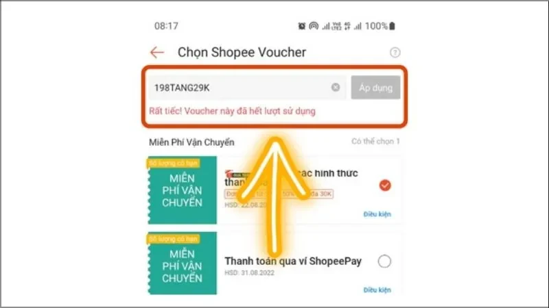 Tại sao Voucher lại hết lượt sử dụng